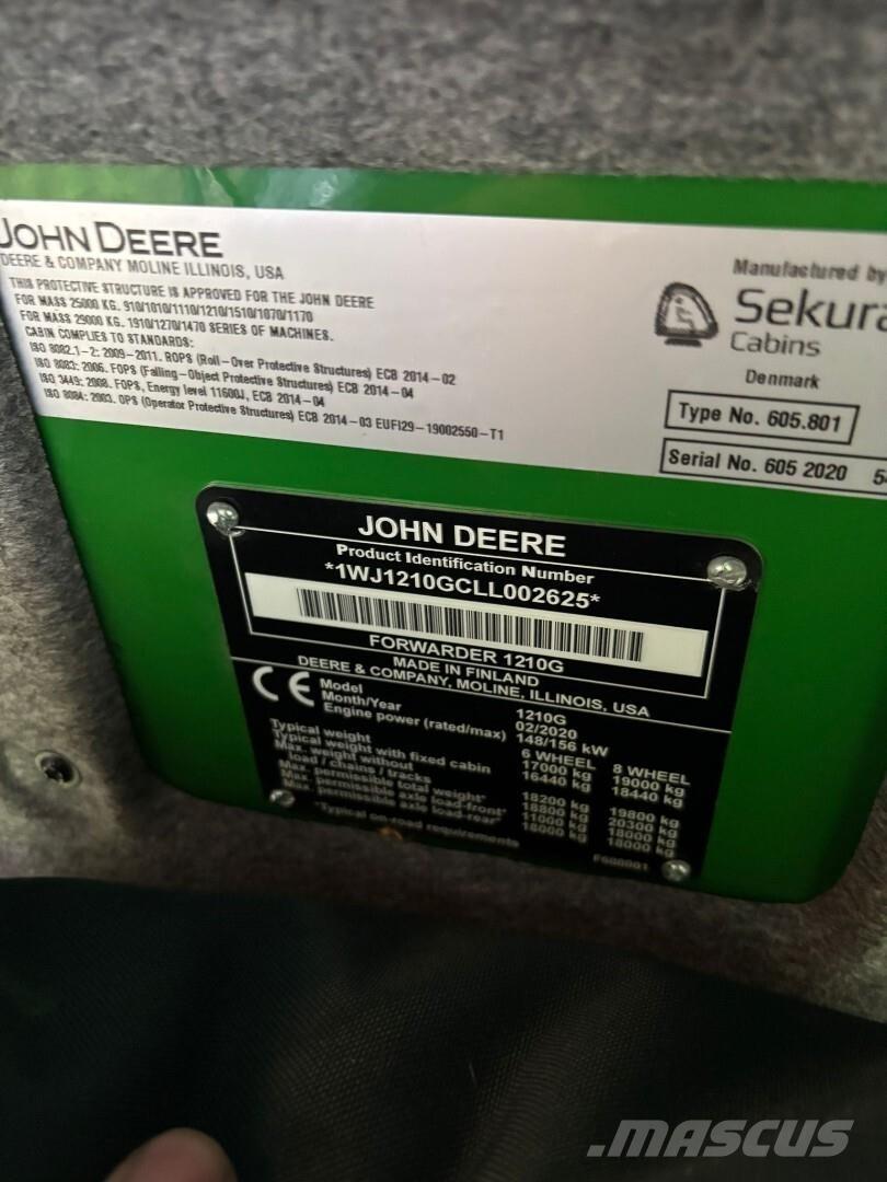 John Deere 1210G Uitrijwagens