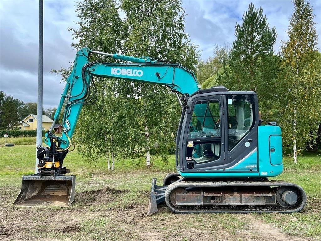 Kobelco SK75SR Midigraafmachines 7t - 12t