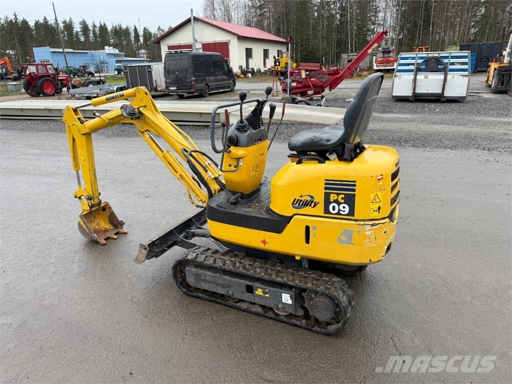 Komatsu PC09 Minigraafmachines < 7t