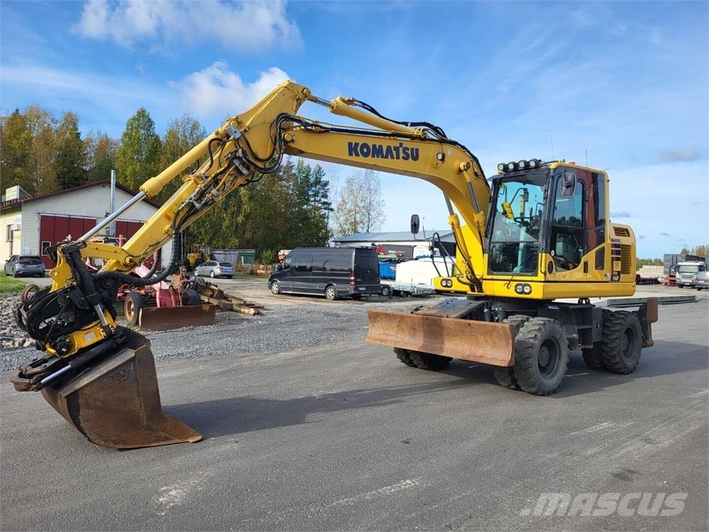 Komatsu PW 148-10 Wielgraafmachines
