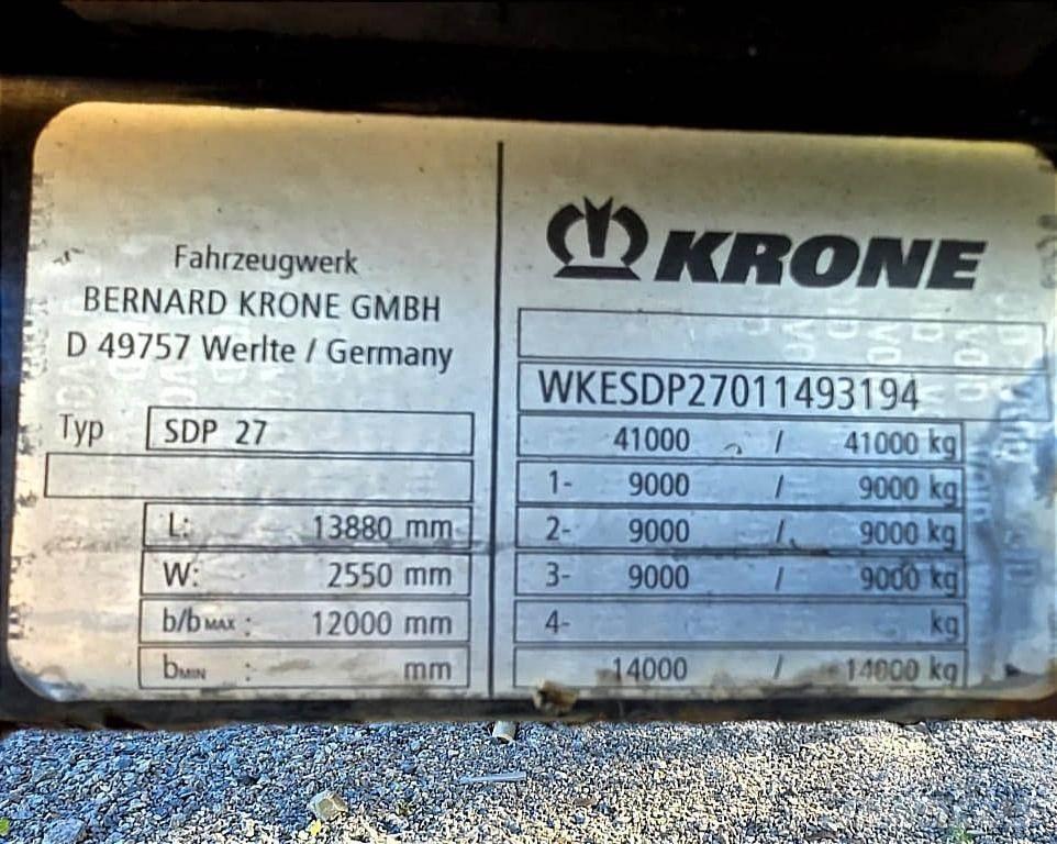 Krone SDP 27 Schuifzeilen