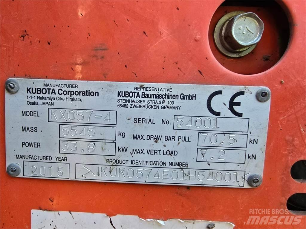 Kubota KX 057-4 Rupsgraafmachines