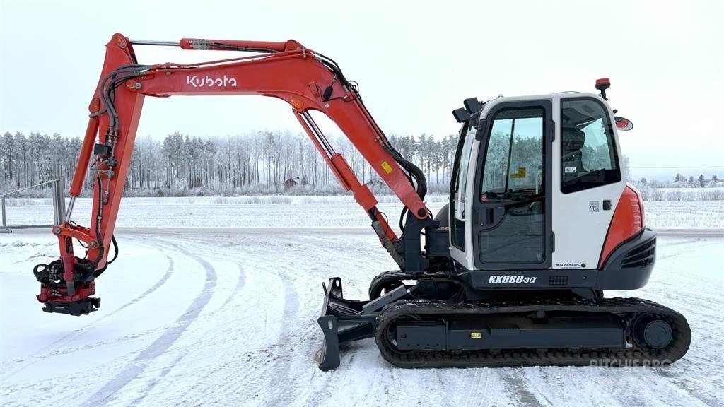 Kubota KX080-3 Midigraafmachines 7t - 12t