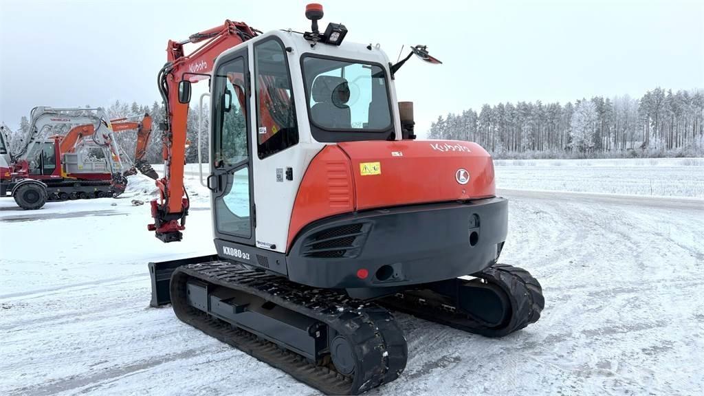 Kubota KX080-3 Midigraafmachines 7t - 12t