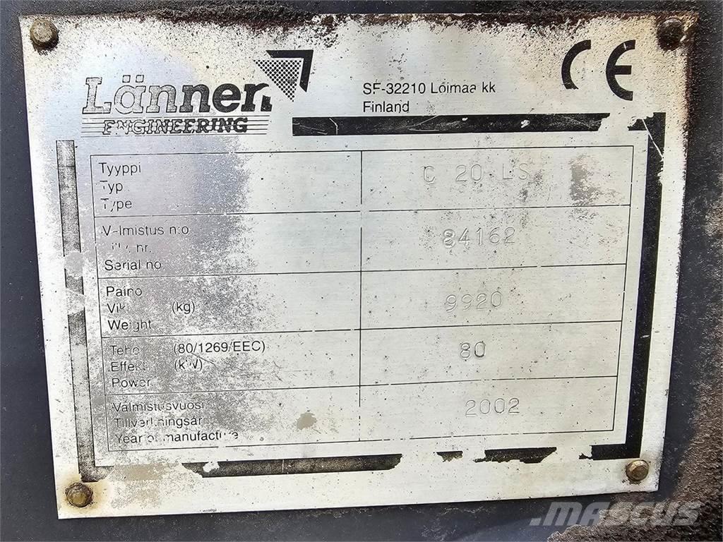 Lännen C 20 LS Graaf-laadcombinaties
