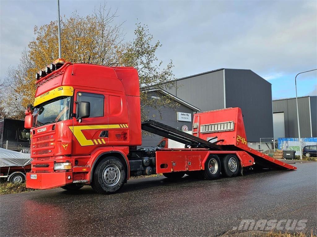 Scania R124 6X2 Oprijwagen