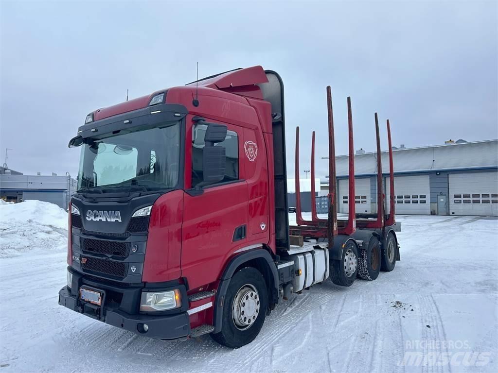 Scania R730 8x4 Hout-Bakwagens