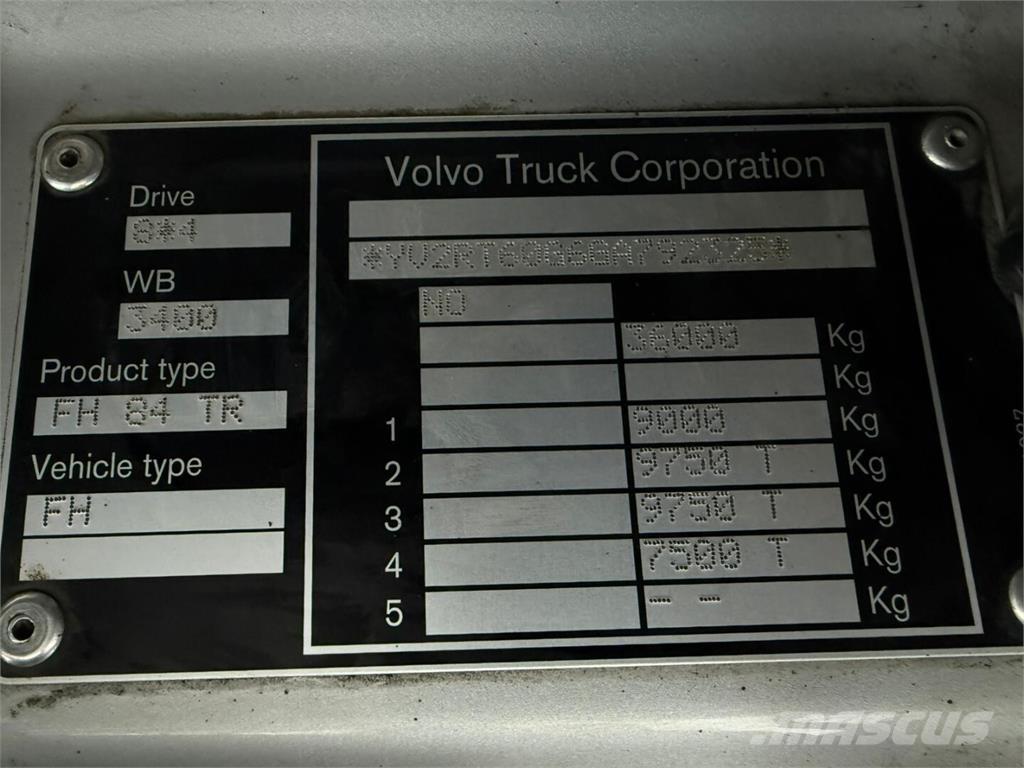 Volvo Fh13 540 Vrachtwagen met containersysteem