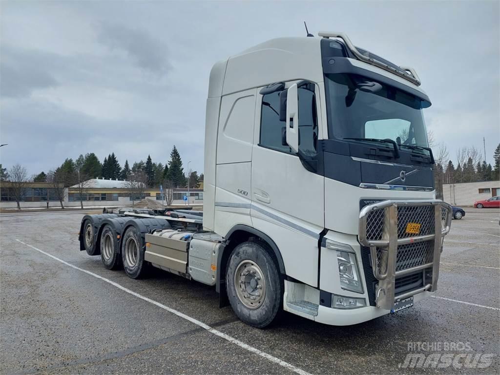 Volvo FH500 8x4 Vrachtwagen met containersysteem