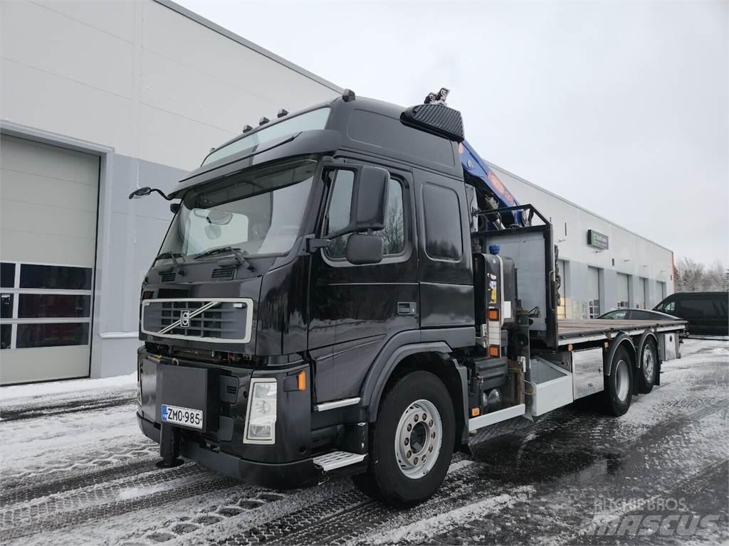 Volvo FM 420 6x2 Vlakke laadvloer met kraan