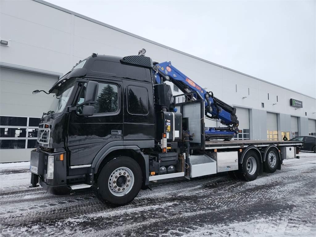 Volvo FM 420 6x2 Vlakke laadvloer met kraan