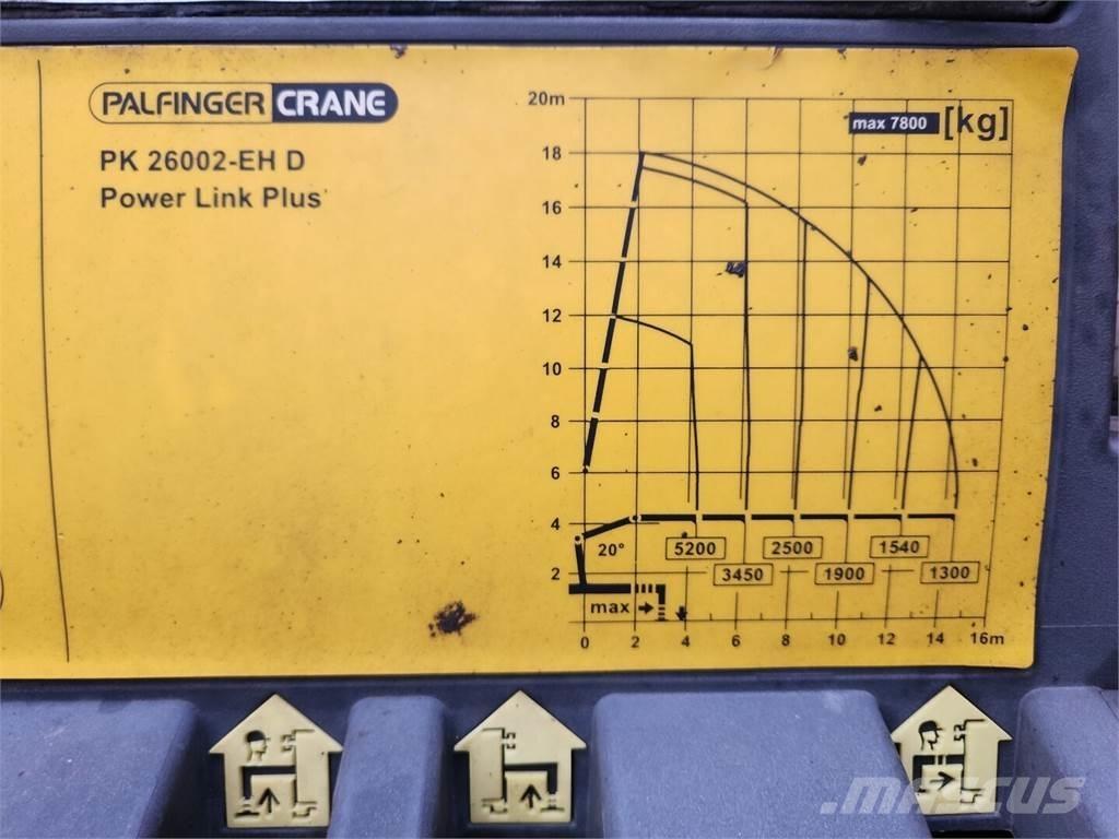 Volvo FMX 6x2 Vlakke laadvloer met kraan