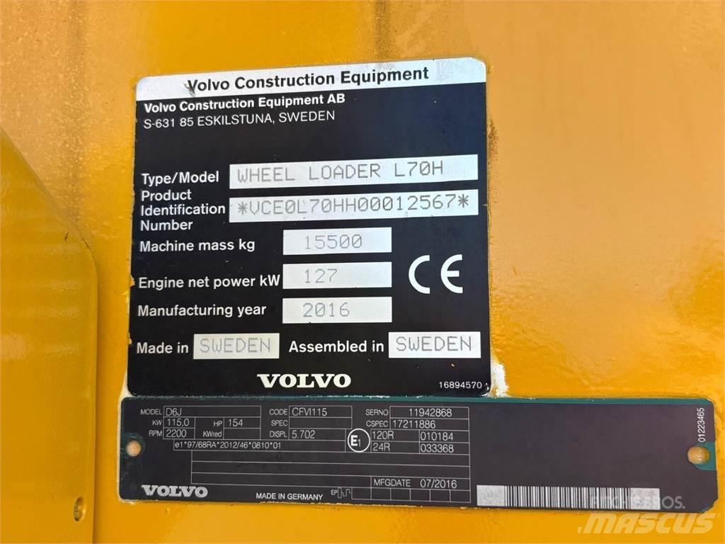Volvo L 70 H Wielladers