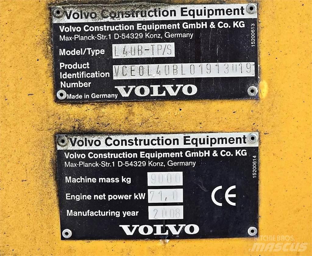 Volvo L40B Wielladers