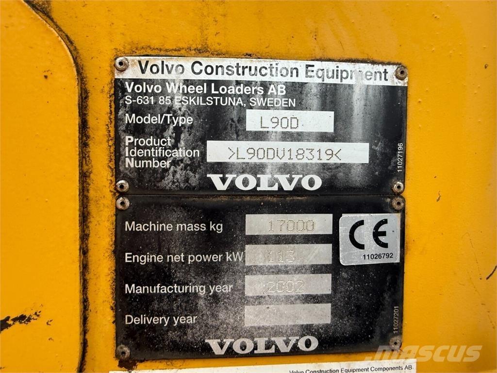Volvo L90D Wielladers