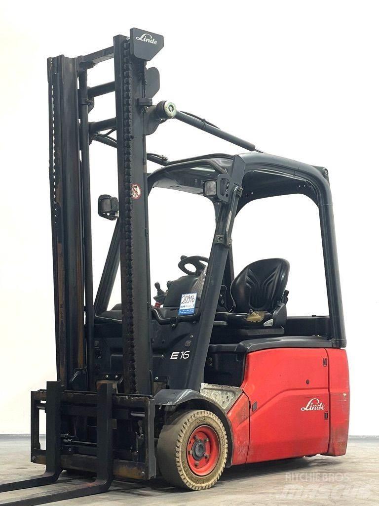 Linde E16-386 Elektrische heftrucks