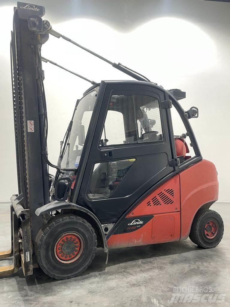 Linde H35T-02-393 LPG heftrucks
