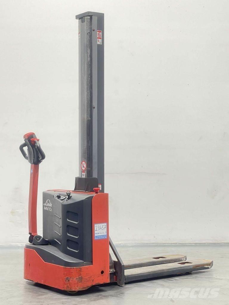 Linde MM10i-1167 Meeloop stapelaar