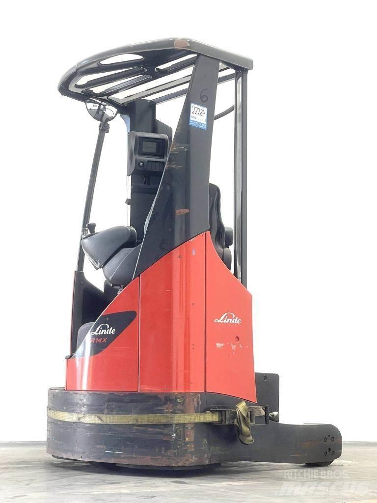 Linde R14X-03 Reachtruck voor hoog niveau