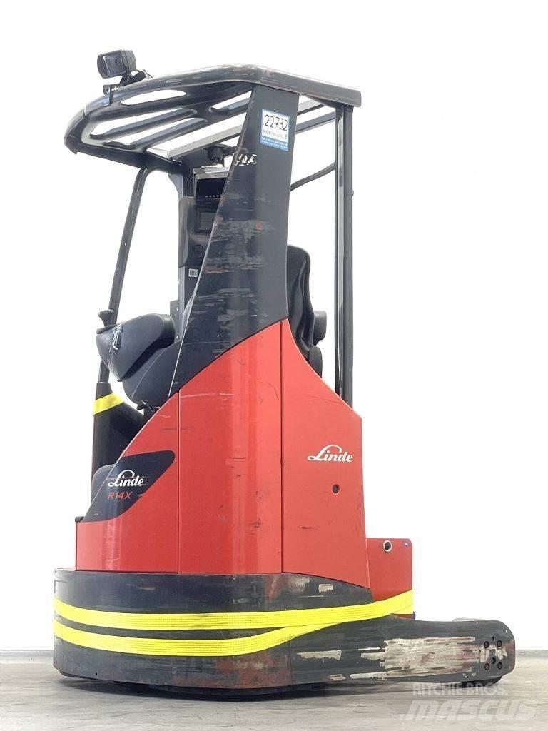 Linde R14X-116 Reachtruck voor hoog niveau