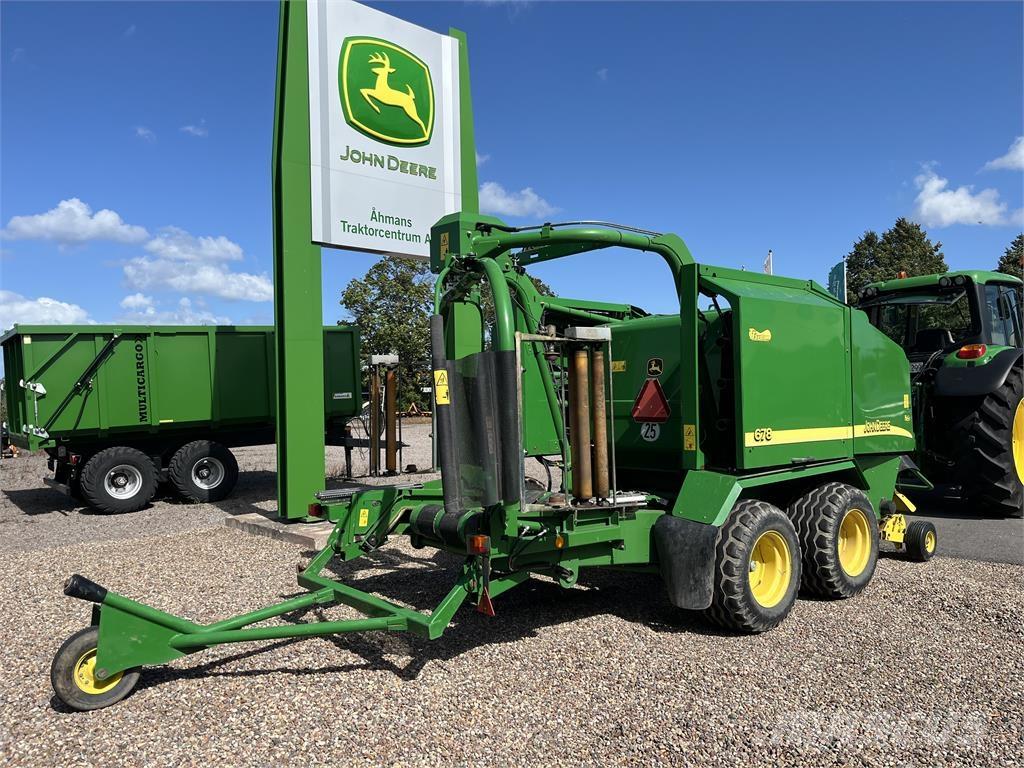 John Deere 678 Ronde-balenpersen