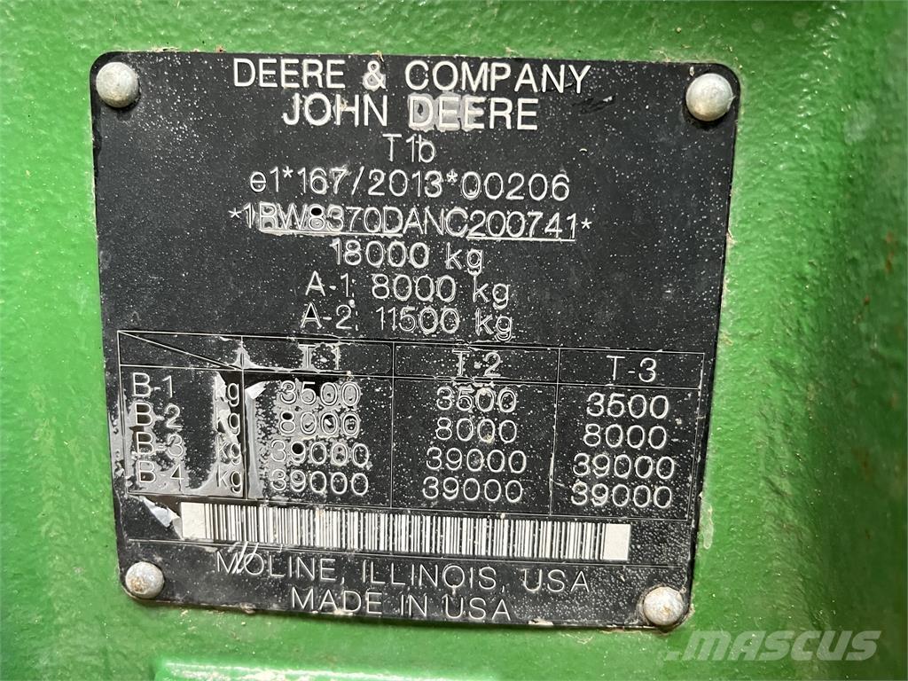 John Deere 8R 370 Tractoren