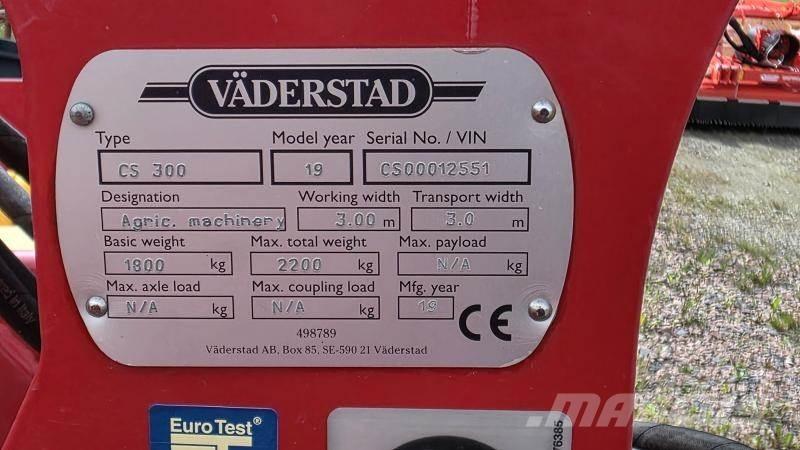 Väderstad Cultus 300 Overige grondbewerkingsmachines en accessoires