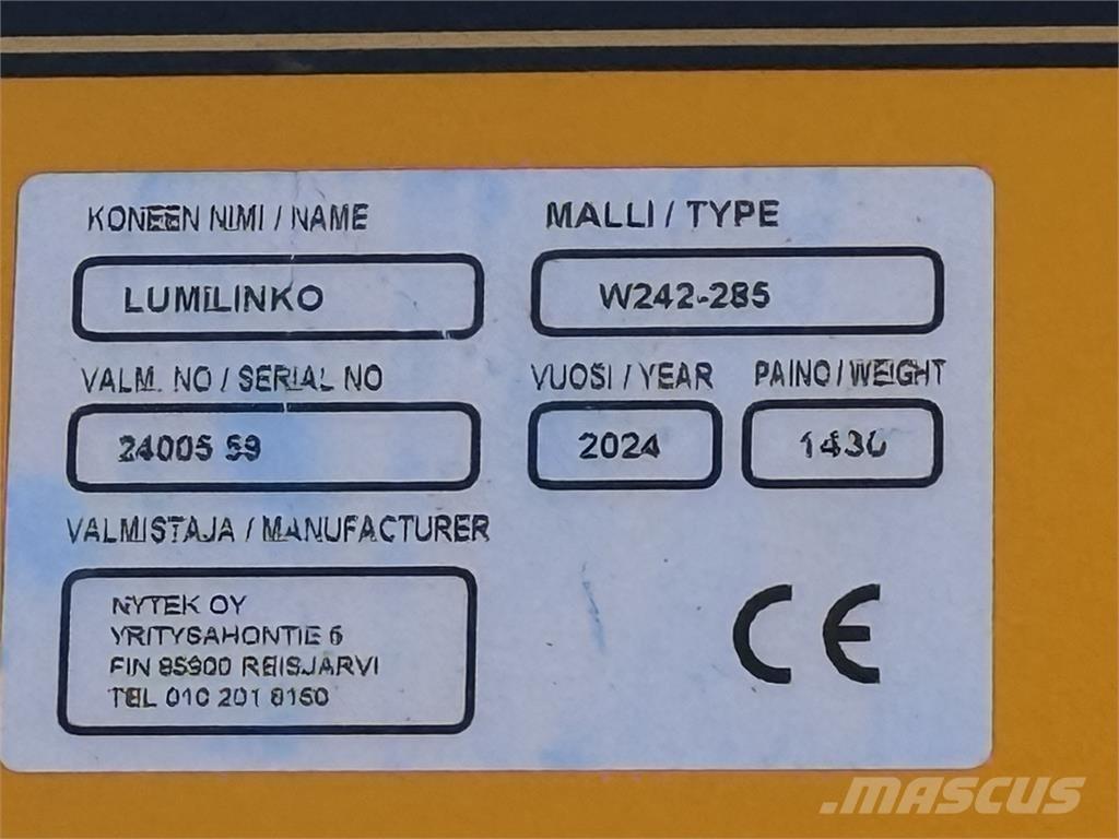  W285 Snöslunga Overige wegenonderhoudsmachines