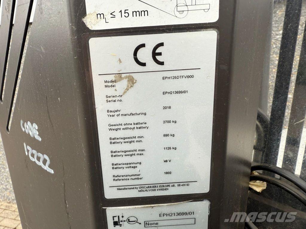 Atlet EPH125DTFVI900 Orderpicker voor hoog niveau