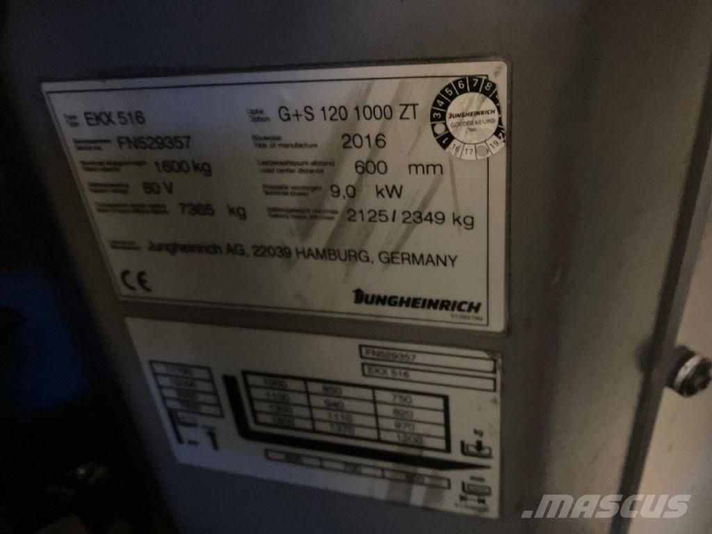 Jungheinrich EKX 516 Orderpicker voor hoog niveau
