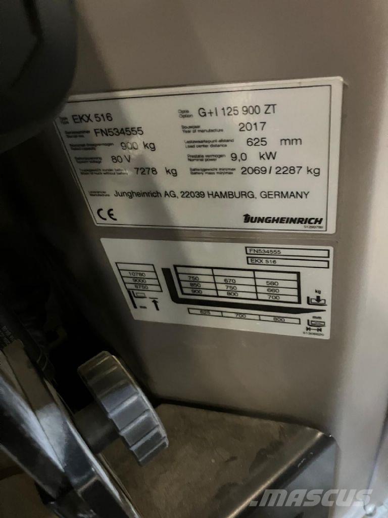 Jungheinrich EKX 516 Orderpicker voor hoog niveau