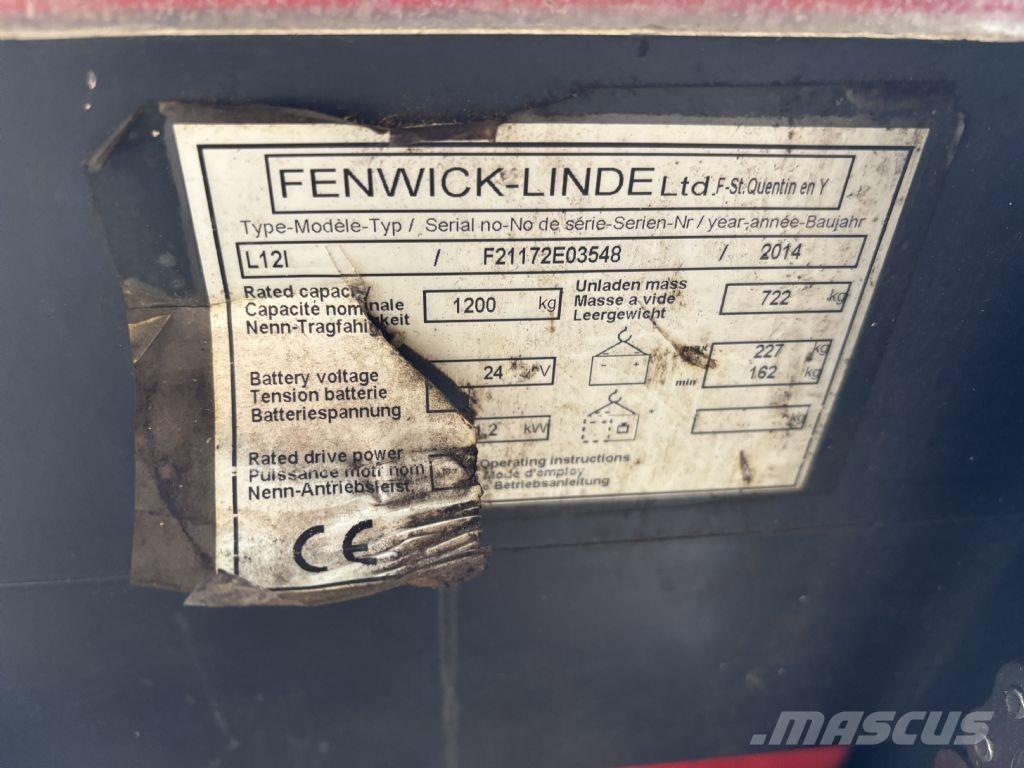 Linde L12i Meeloop stapelaar