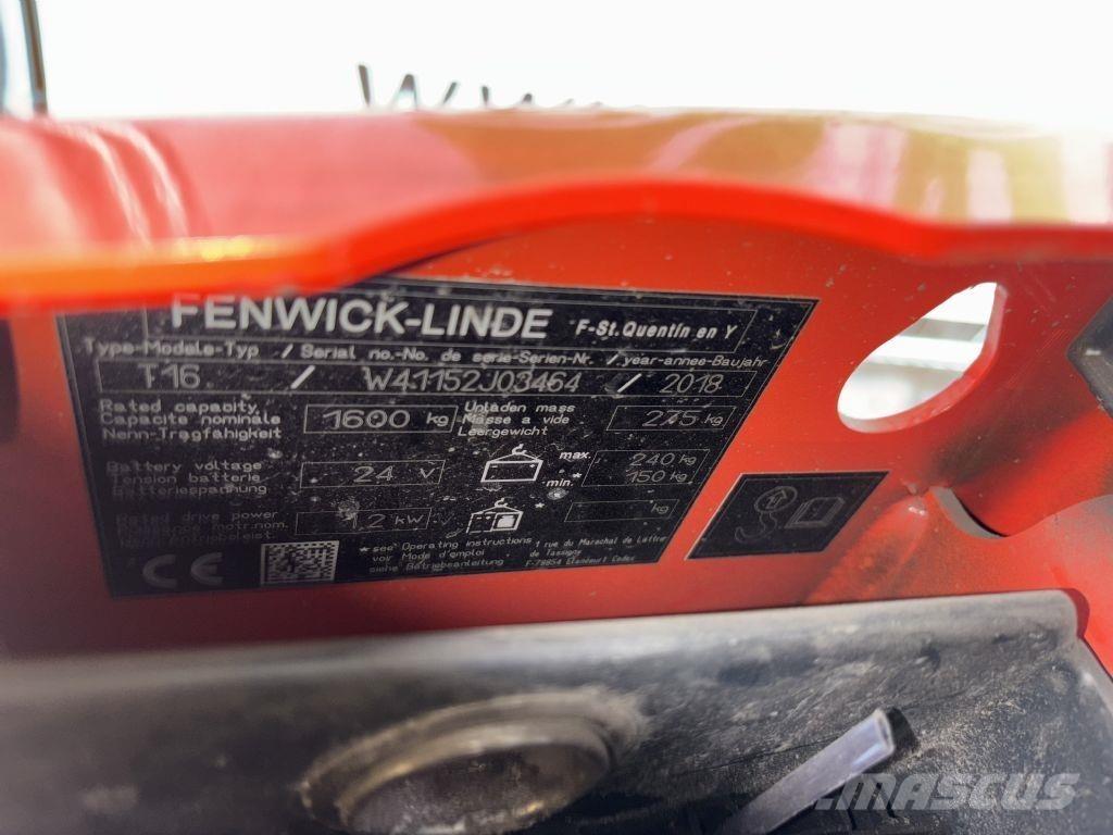 Linde T16 Electro-pallettrucks