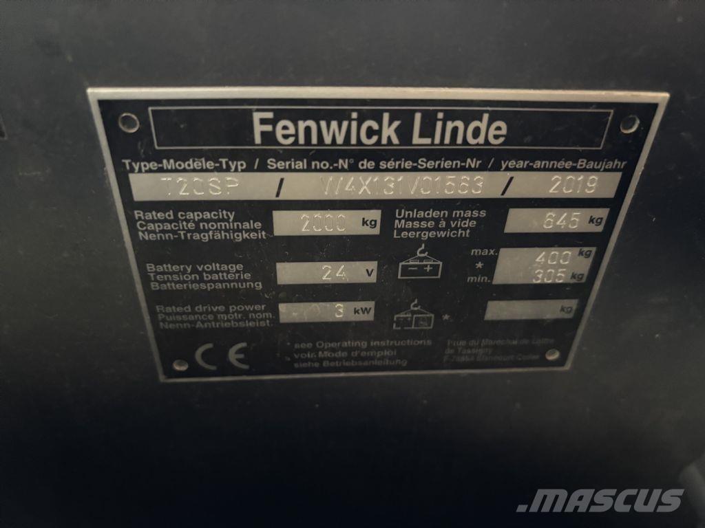 Linde T20 SP Zelfrijdende stapelaars