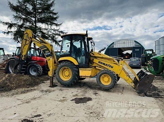Komatsu WB 93R Rupsgraafmachines