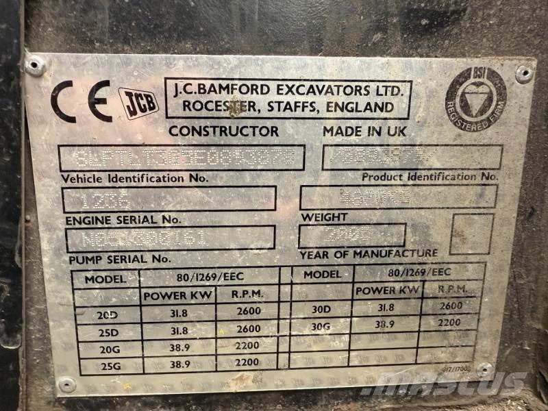 JCB TLT30G Verreikers