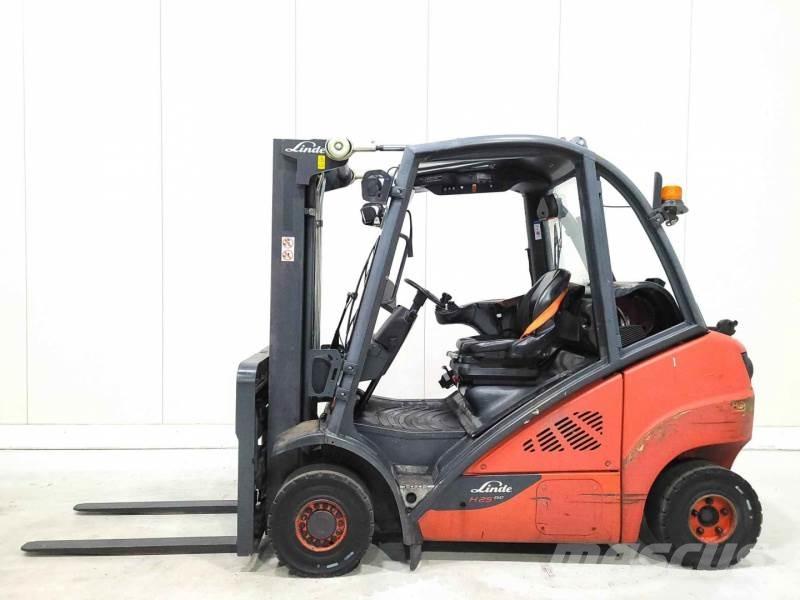 Linde H25T-02 LPG heftrucks
