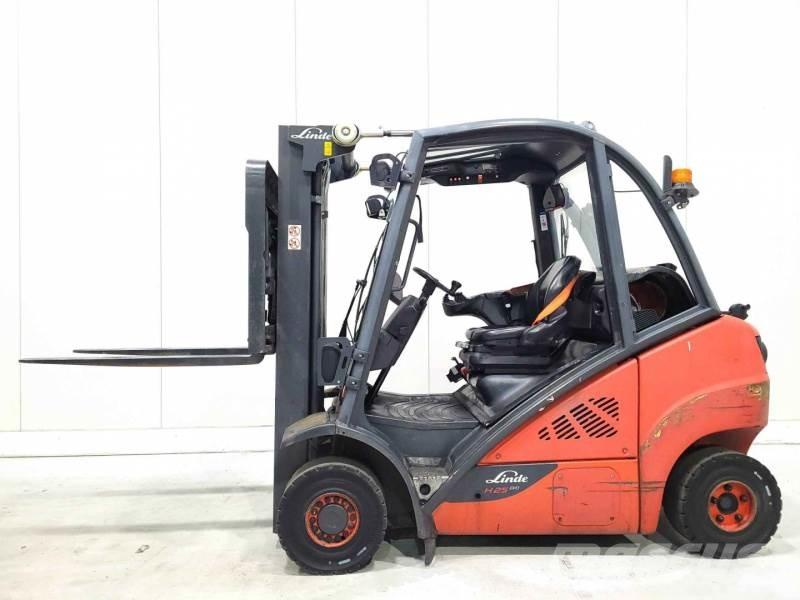Linde H25T-02 LPG heftrucks