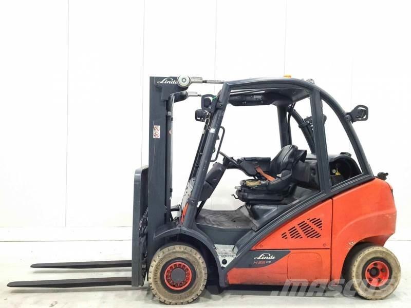 Linde H25T-02 LPG heftrucks