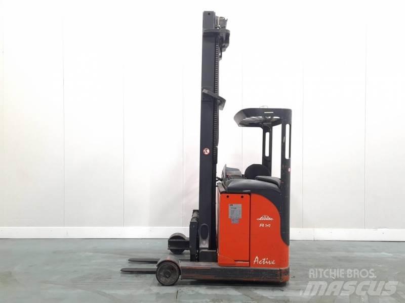 Linde R14 115 Reachtruck voor hoog niveau