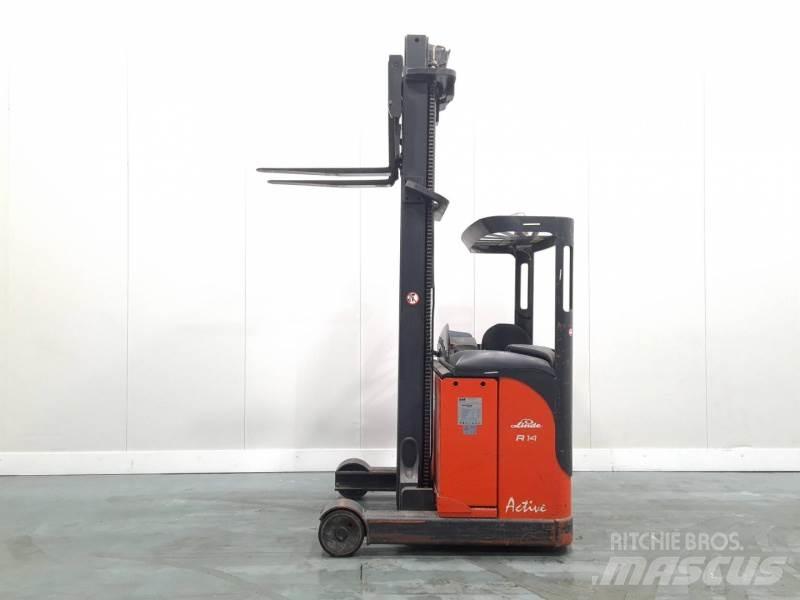 Linde R14 115 Reachtruck voor hoog niveau