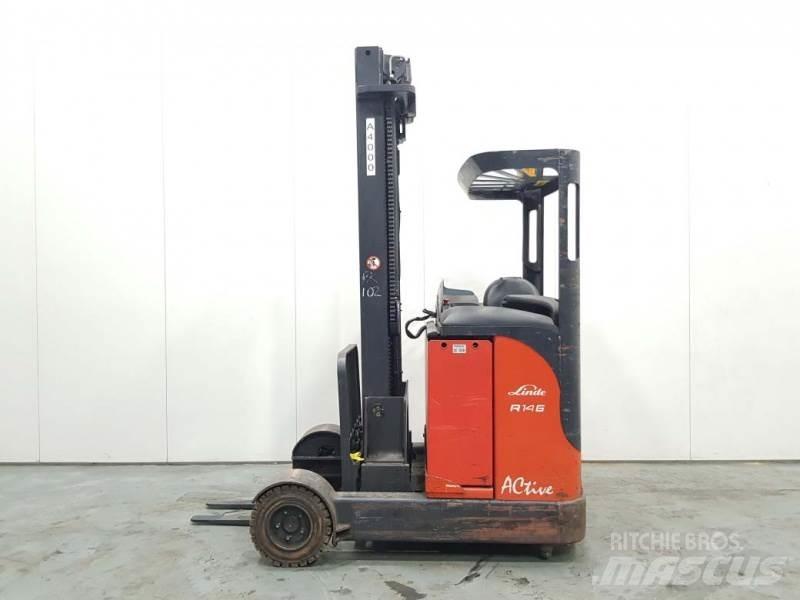 Linde R14G 115 Reachtruck voor hoog niveau