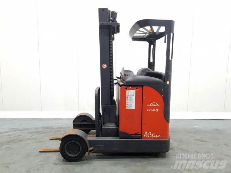 Linde R14G-12 115 Reachtruck voor hoog niveau
