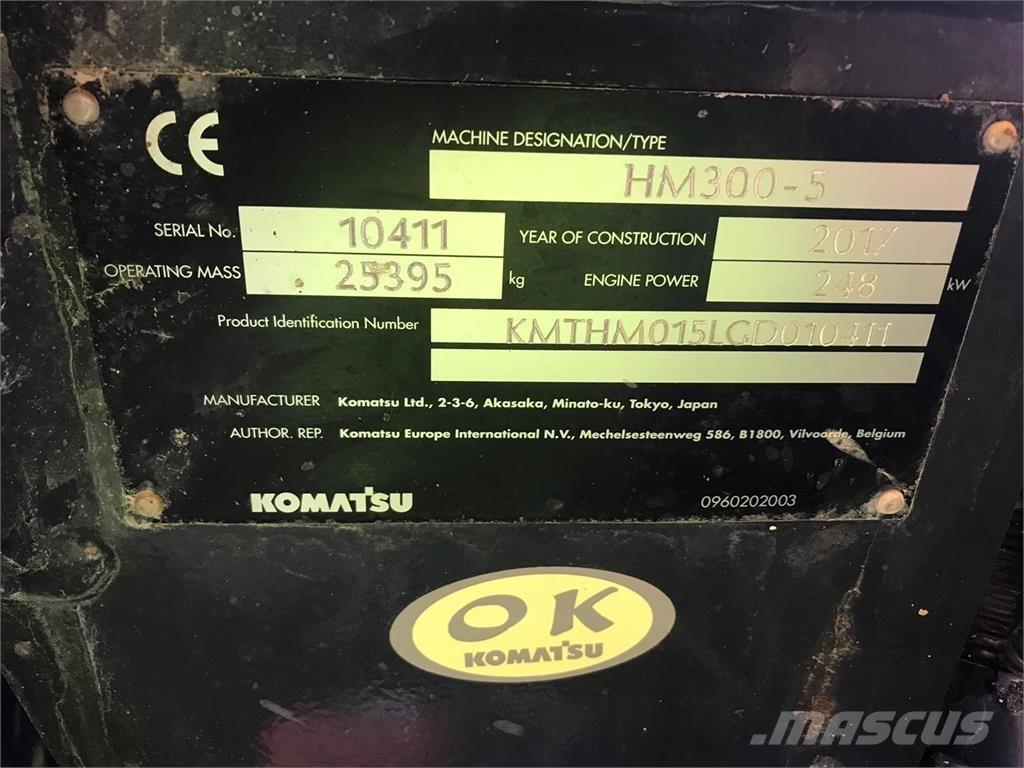 Komatsu HM300-5 Knik dumptrucks