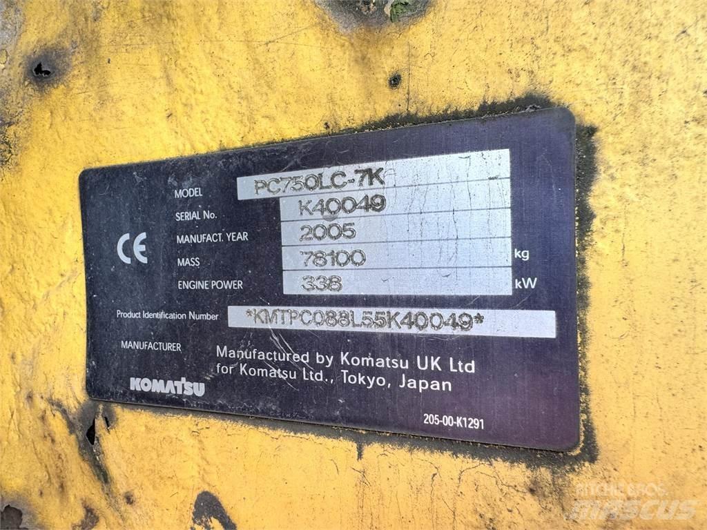 Komatsu PC750LC-7K Rupsgraafmachines