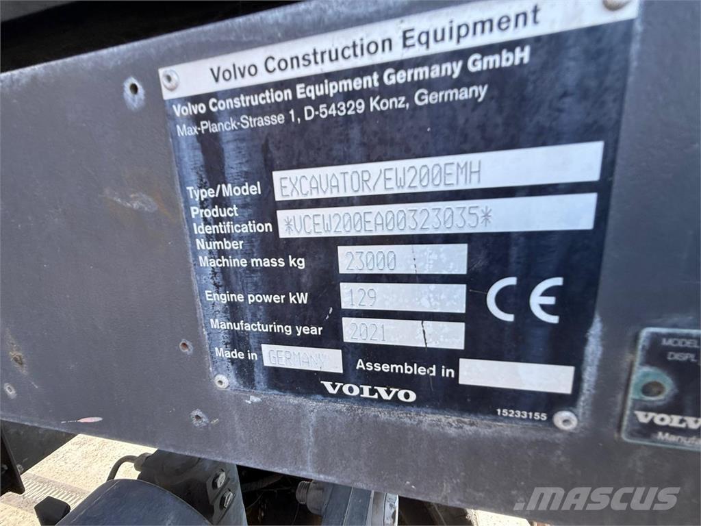 Volvo EW200E Verreikers