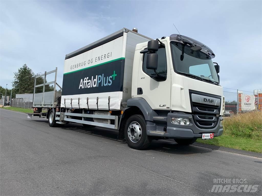 DAF LF210 4x2 FA Bakwagens met gesloten opbouw