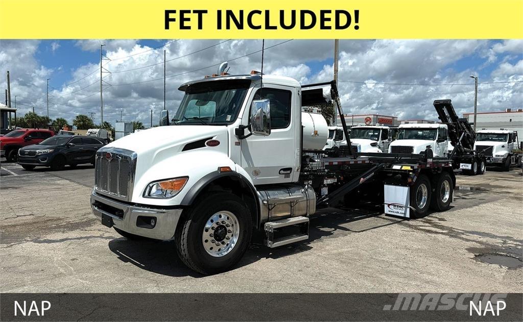 Peterbilt 548 Containertrucks met kabelsysteem