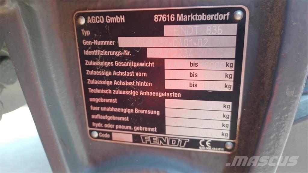 Fendt 828 SCR Tractoren