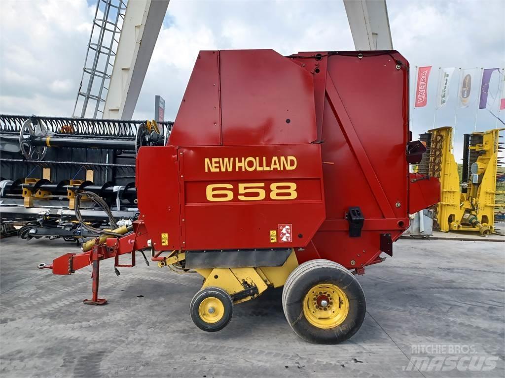 New Holland 658 Ronde-balenpersen